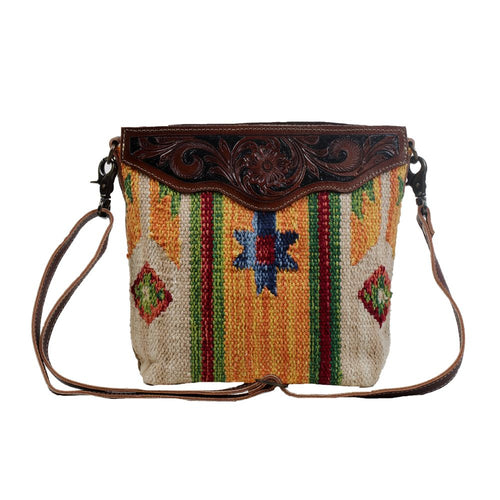 TINI MINI HAND TOOLED BAG