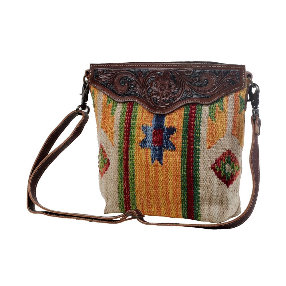 TINI MINI HAND TOOLED BAG