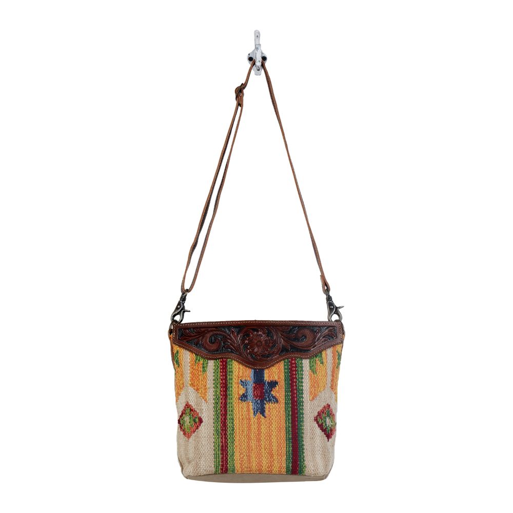 TINI MINI HAND TOOLED BAG