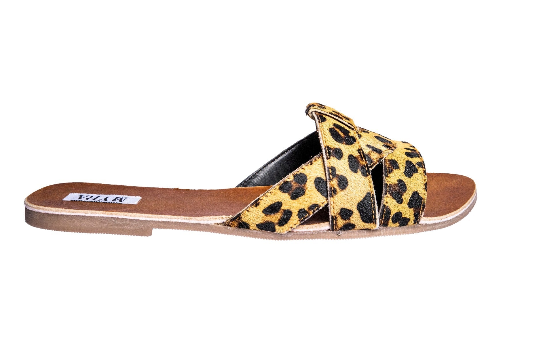 Leopard Print Layered Sandal