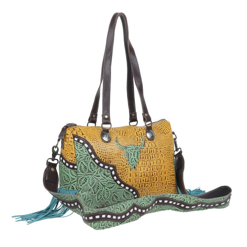 Taurean Leather & Hairon Bag