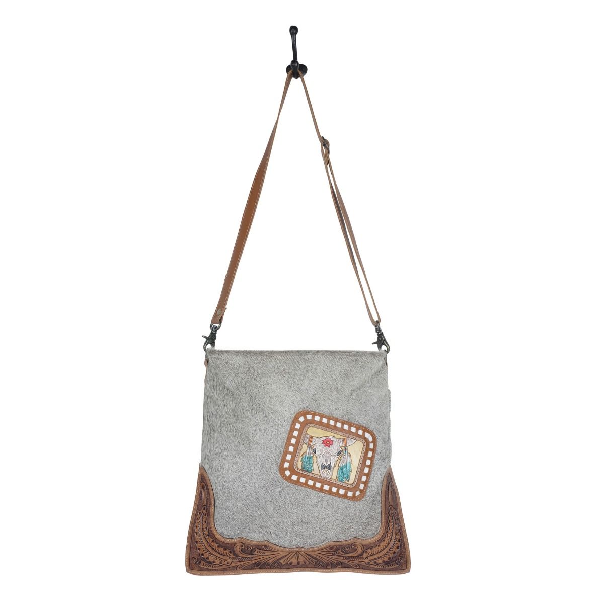 Khadi Hand-Tooled Bag