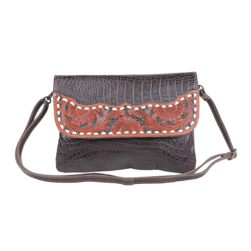 Chocosplash Hand-Tooled Bag