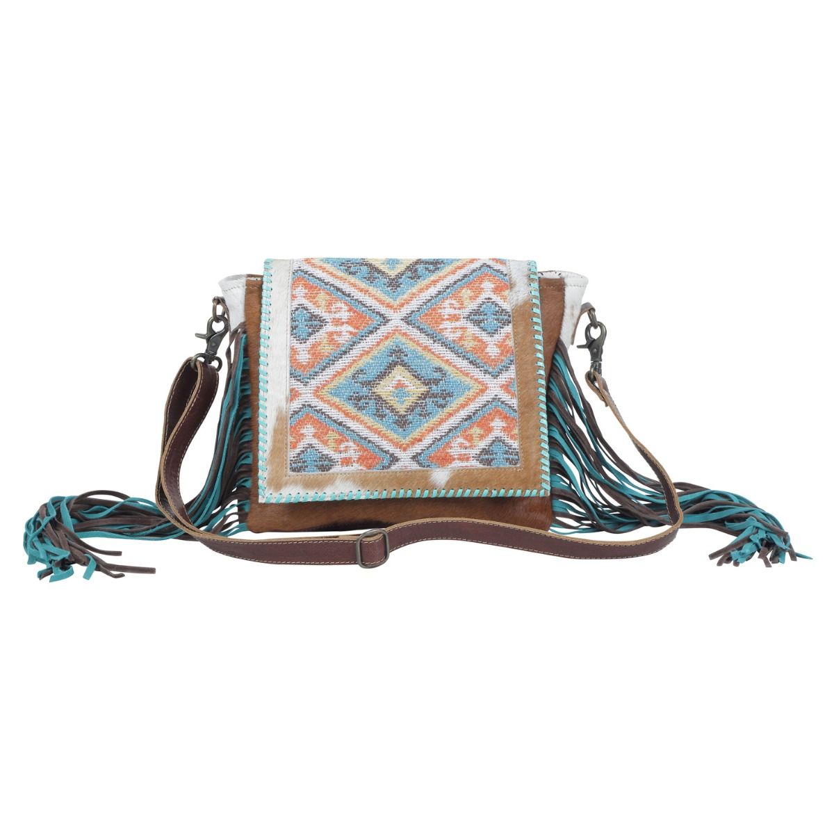 Rangoli Leather & Hairon Bag