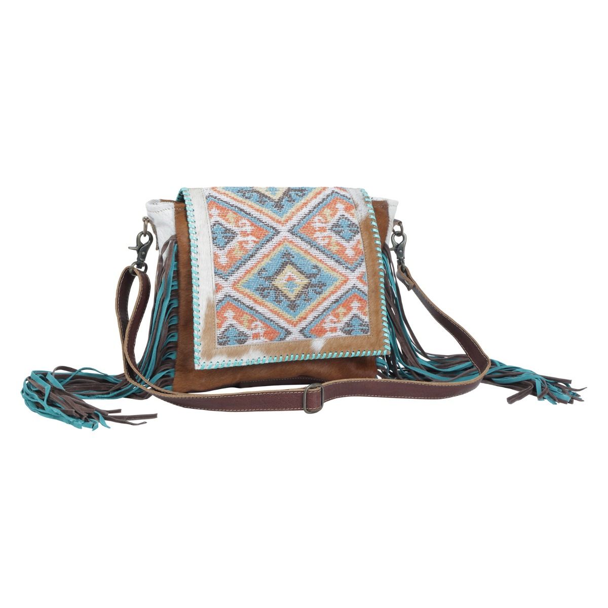 Rangoli Leather & Hairon Bag