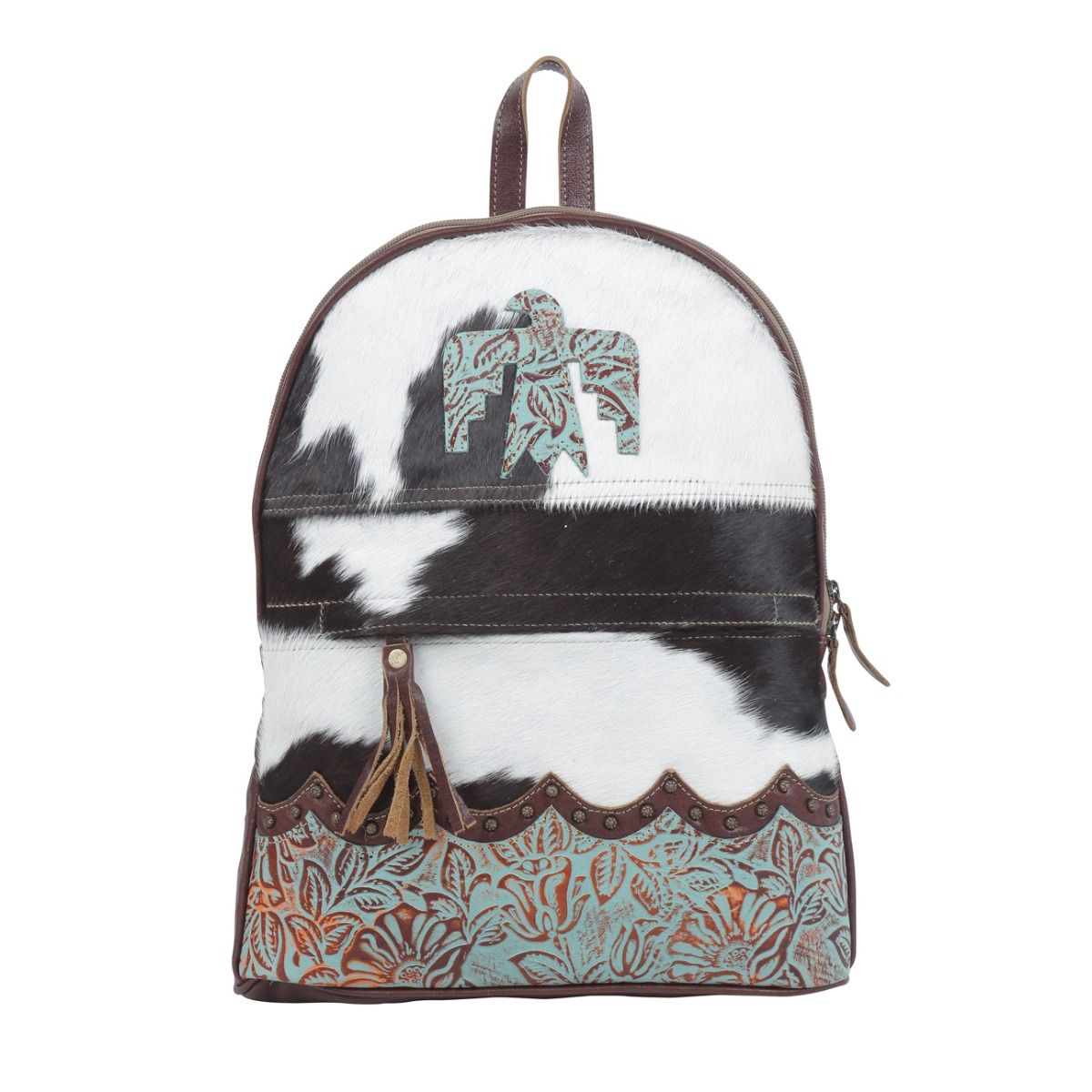 Splendour In White Leather & Hairon Bag