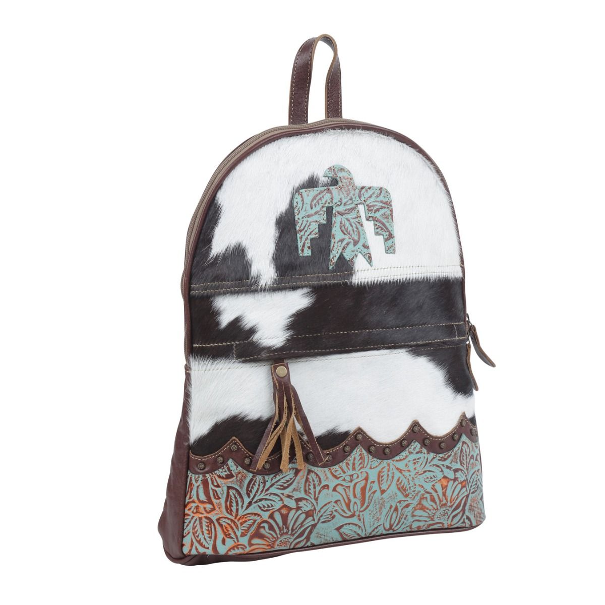 Splendour In White Leather & Hairon Bag