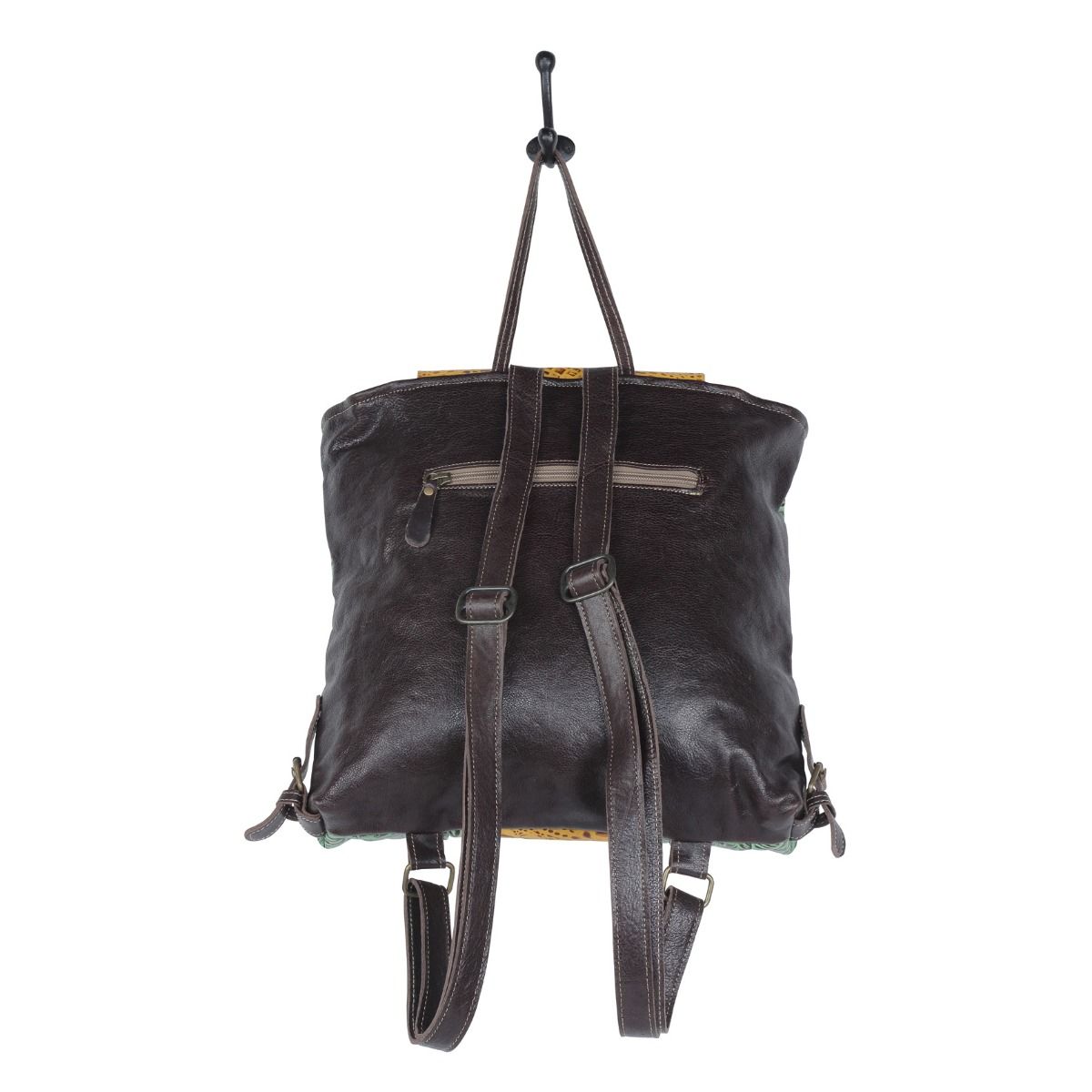 Bull'S Eye Leather & Hairon Bag