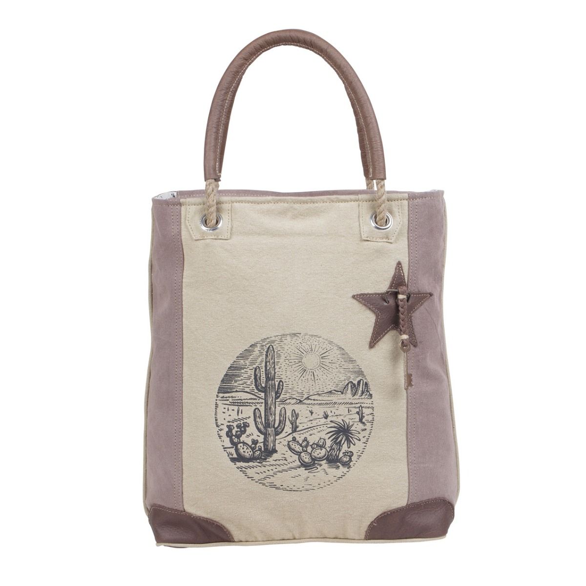 Sepia Aster Tote Bag