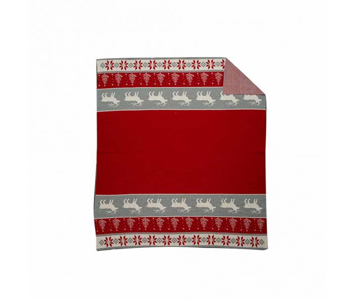 Reindeer In A Row Throw