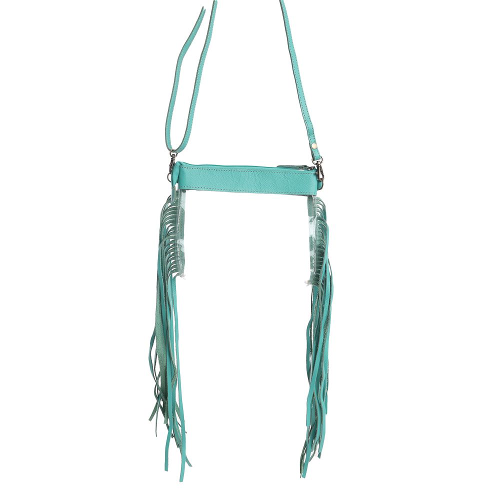 Azura Clear Bag In Teal