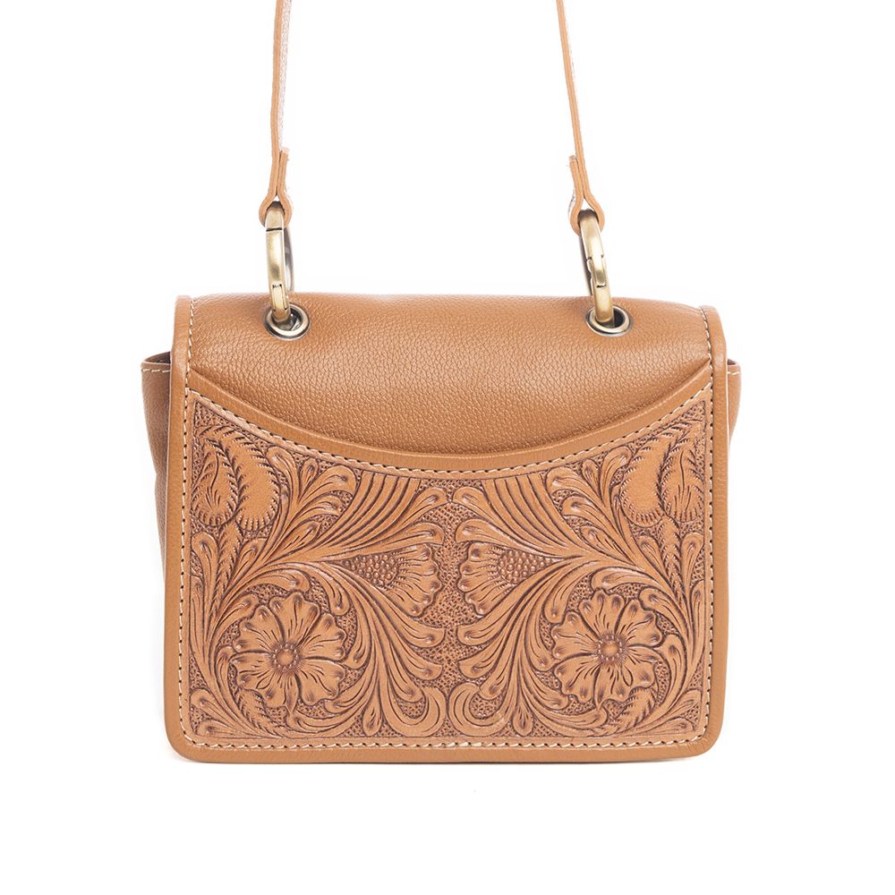 Breeze Wind Hand-Tooled Bag