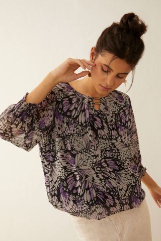 Butterfly Mine Blouse Top