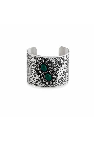 Southwest Chic Silver Cuff Bracelet