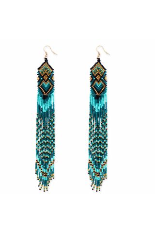 Skybird Trails Beaded Earrings