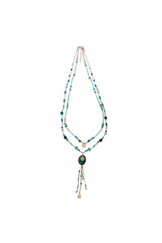 Bluestone Shine Strand Necklace