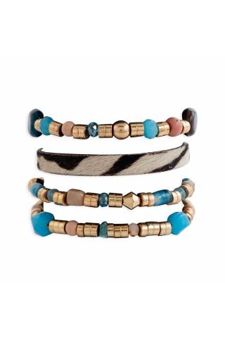 Devonnie Multi-strand Bracelet in Azure