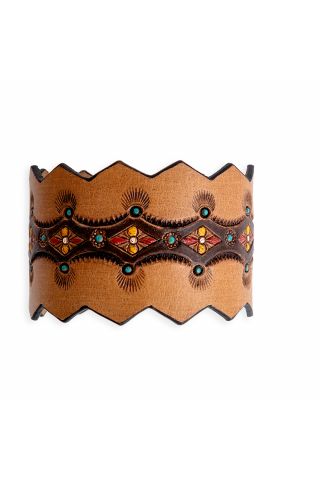 Canyon Crest Leather Cuff Bracelet