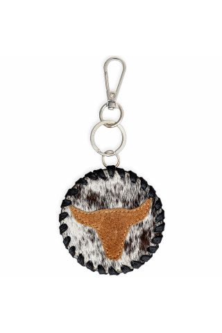 Steerhead Hide Bag Charm