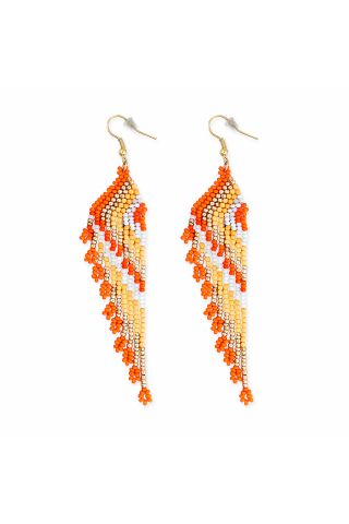 Thunderbird Wing Beaded Earrings