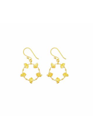 Heart Dance Earrings in Gold