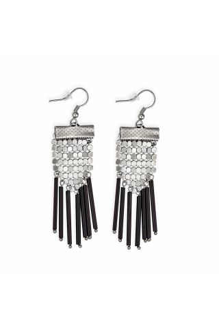 Shaman Mine Earrings in Black