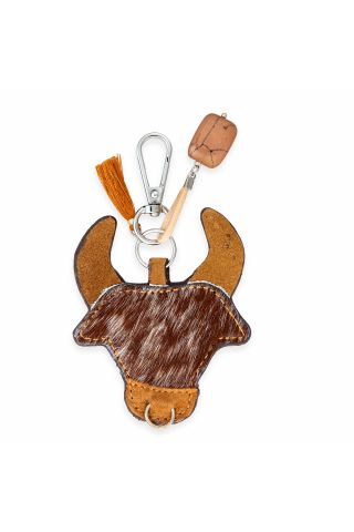 Moosehead Point Bag Charm in Brown