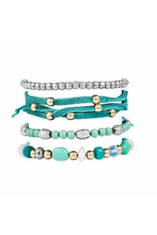 Gisele's Creek Stacked Bracelet