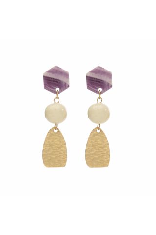 Amethyst Wind Earrings