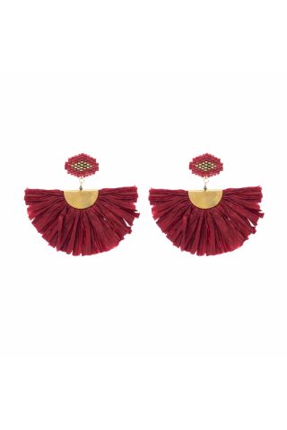 Dalila Scarlet Earrings