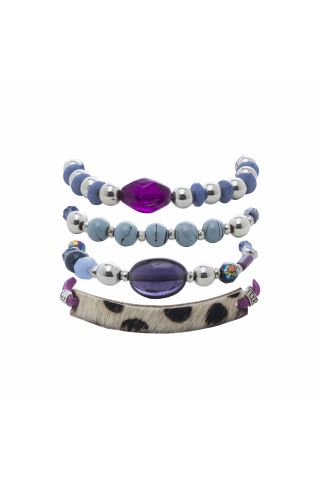 Lalita's Love Stacked Bracelet