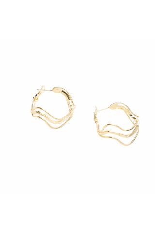 Golden Wave Earrings