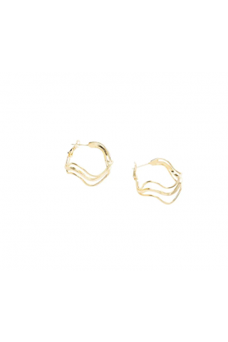 Golden Wave Earrings