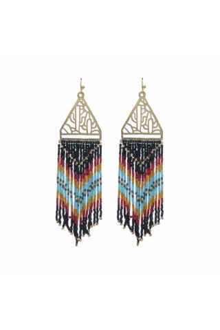 Open Vistas Earrings in Ebony