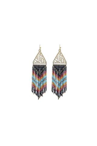 Open Vistas Earrings in Ebony