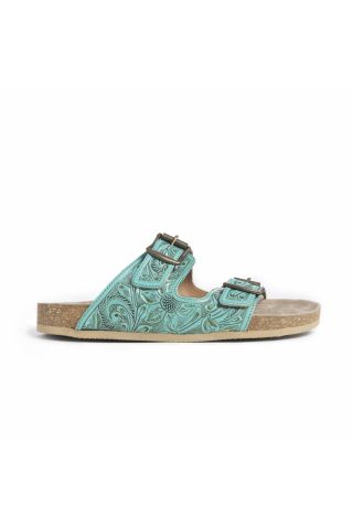 Aurora Mia Hand-tooled Sandals