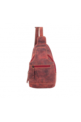 Western Fork Sling Bag in Red Russet