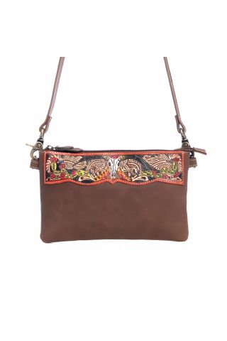 Dreamy Meadow Hand-Tooled Bag