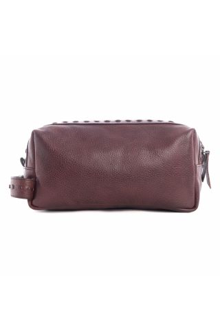 Roff Trail Toiletries Bag in Red Russet