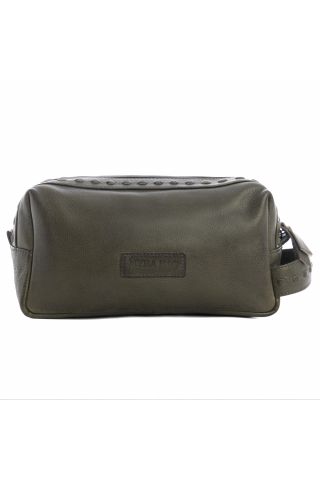 Roff Trail Toiletries Bag in Moss Green