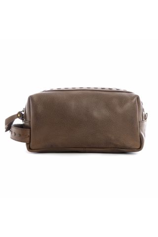 Roff Trail Toiletries Bag in Bourbon