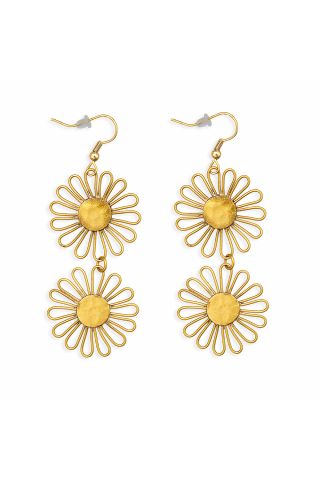 Dual Daisy Earrings