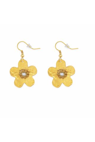 Paint Flower Earrings