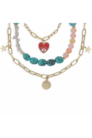 Knowing Heart Multistrand Necklace