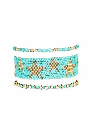 Starshine Bracelet in teal