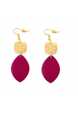 La Vida Earrings in Scarlet