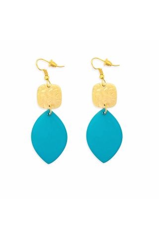 La Vida Earrings in Teal