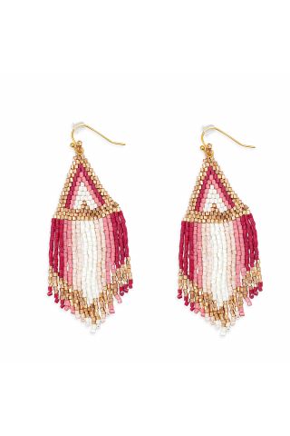 Claridad Earrings in Scarlet