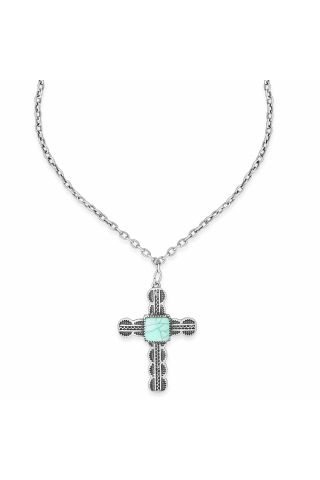 Centerstone Cross Necklace