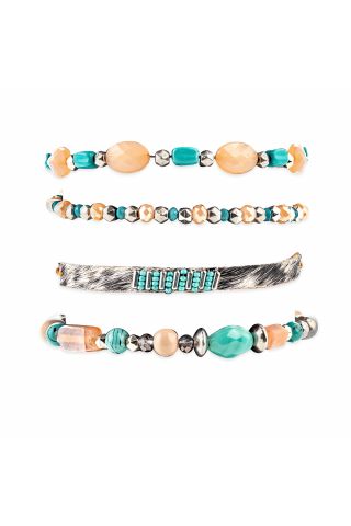 Fallon's Love Stacked Bracelet